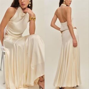 NEW NWT Reformation Sera Silk Two Piece